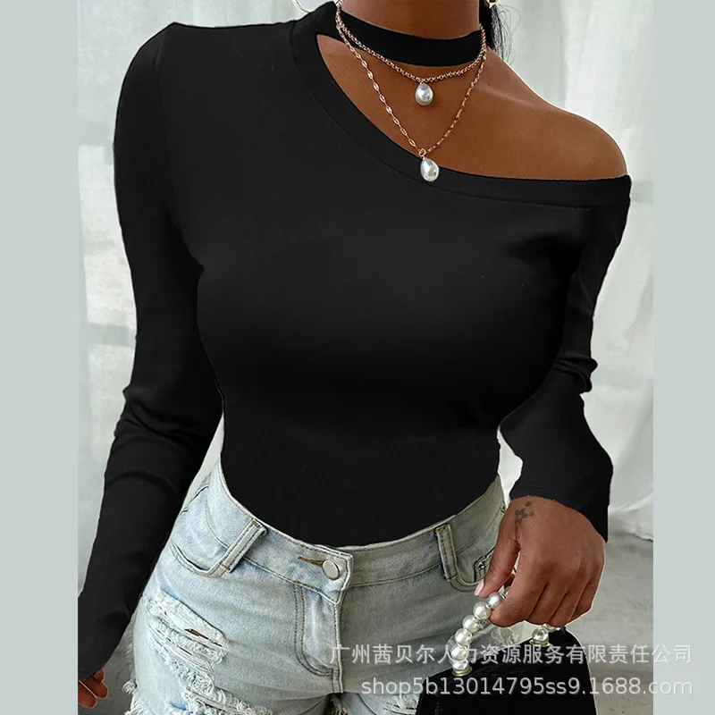 Women Skinny Tank Top T-Shirts Hollow Out Black Summer Y2k Tops Elegant Sexy Party Night Club Tees Tank Top Chain Camis Cute