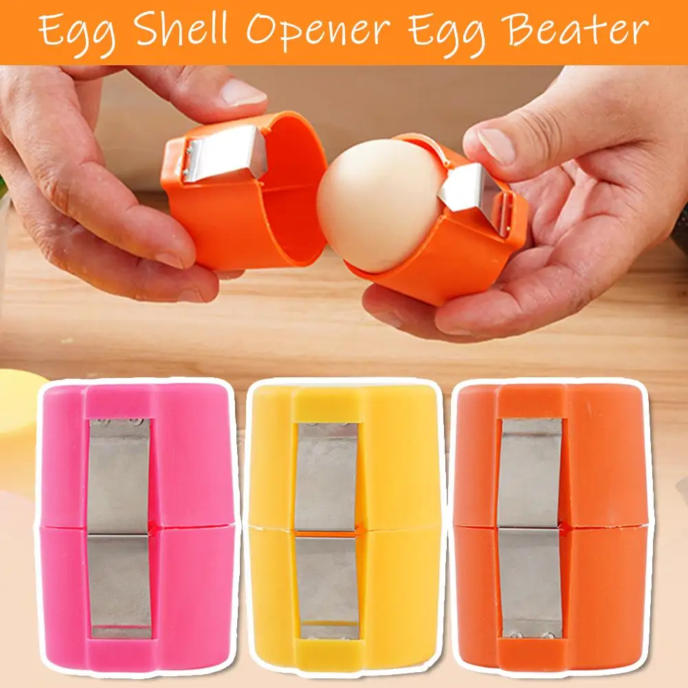 1pcs Egg Cracker Separator Egg Opener Tool Egg Opener Cracker Separator Tool Handheld Eggshell Breaker For Chicken For Perf R9A3