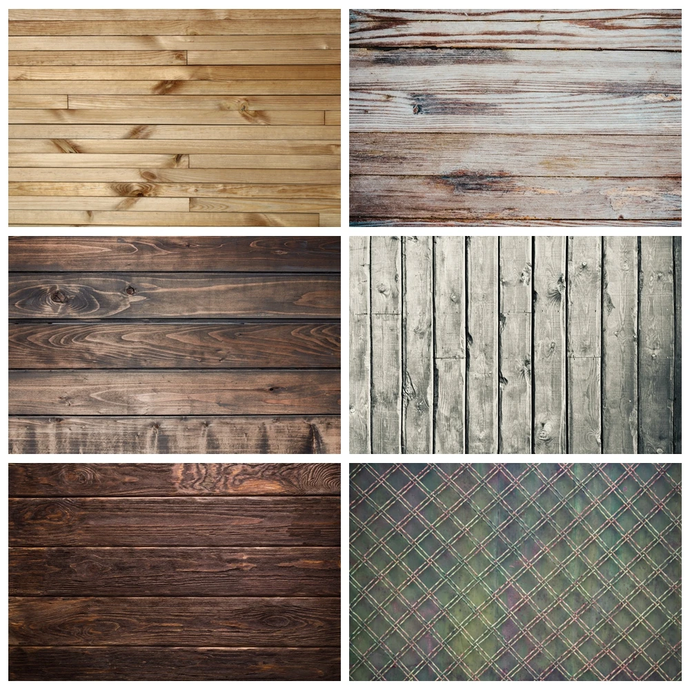 

Brown Wood Board Texture Wooden Floor Newborn Baby Shower Backdrop Wedding Plank Photography Background For Photo Studio Banner