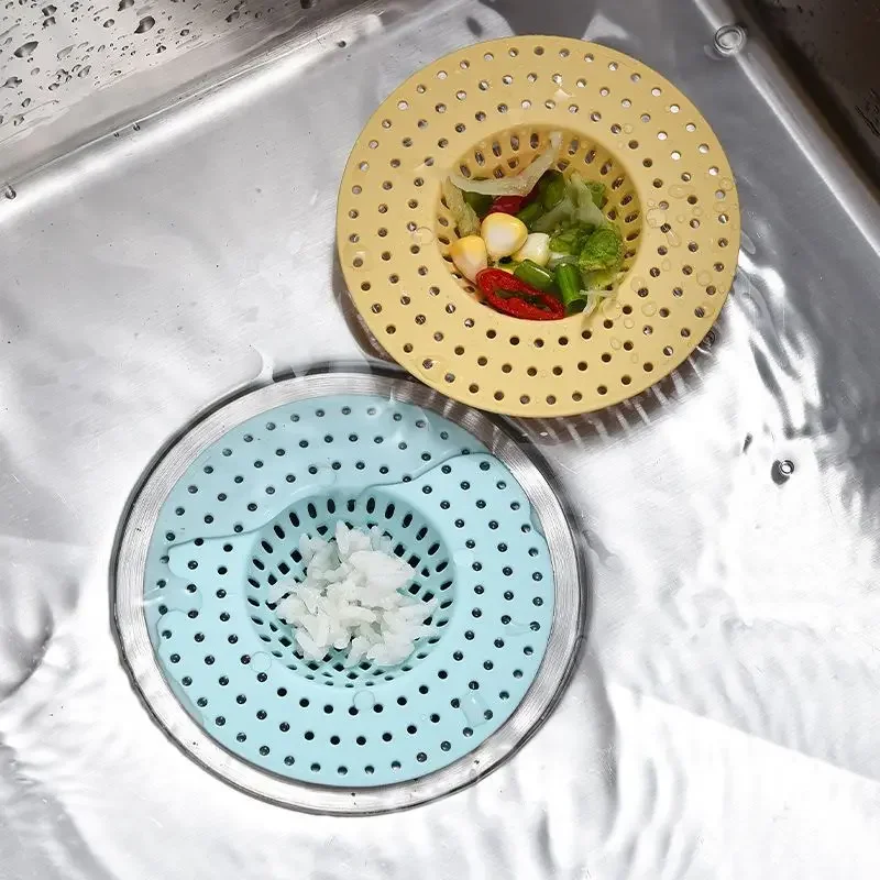 1-5 Kitchen Sink Filter Strainer Sewer Strainer Stopper Floor Drains Hair Catcher Waste Collector Kitchen Bathroom Accessories