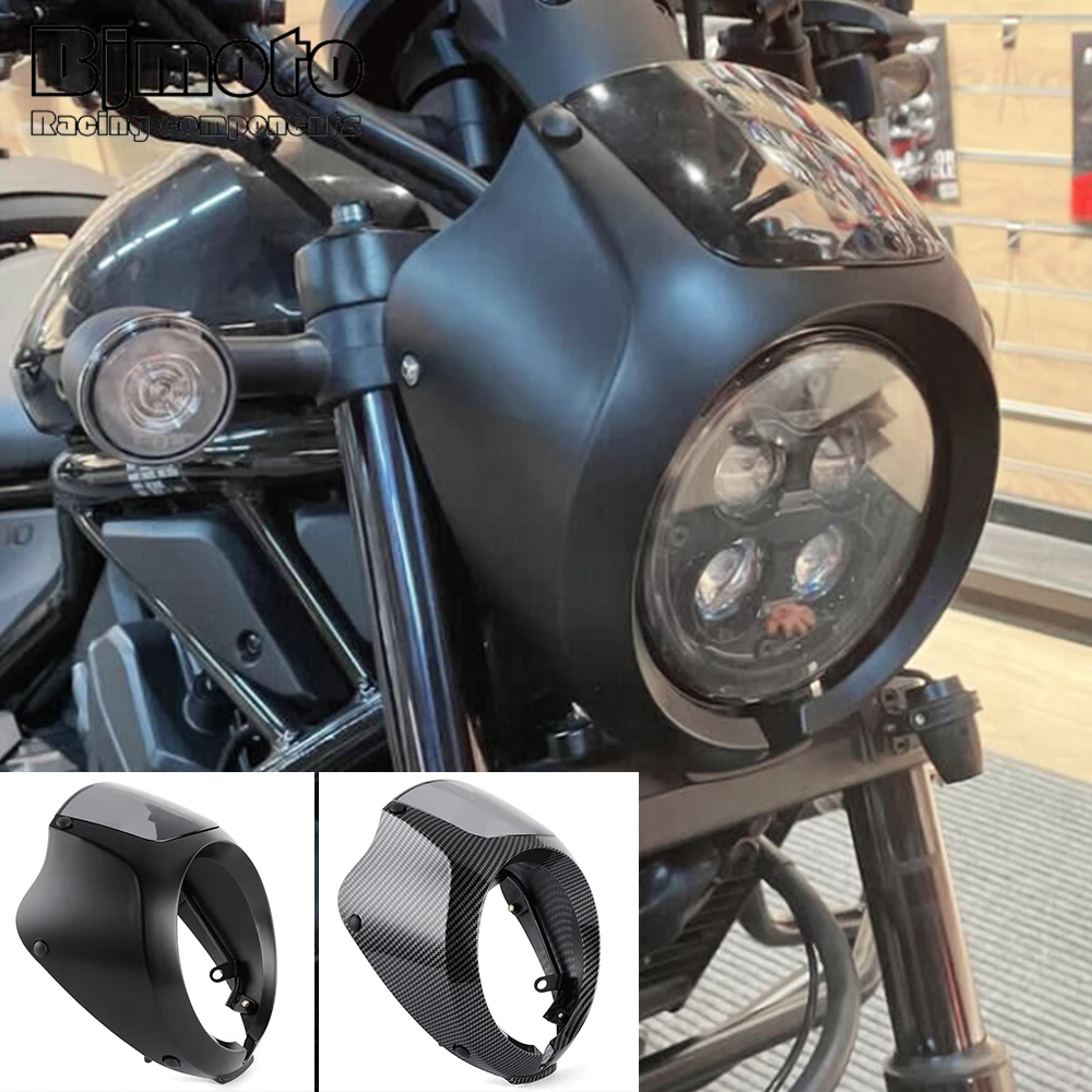 

CMX CM 1100 Headlight Fairing Mask Cover Guard Windshield For Honda Rebel CM1100 CMX1100 2021 2022 2023