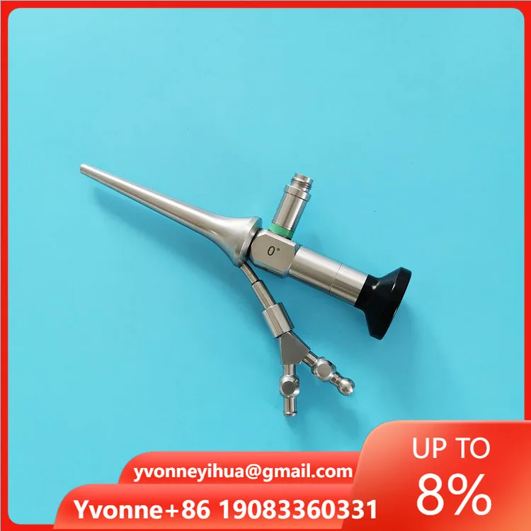 

Professional Rigid Veterinary Otoscope (or Endoscope) with Working Channel