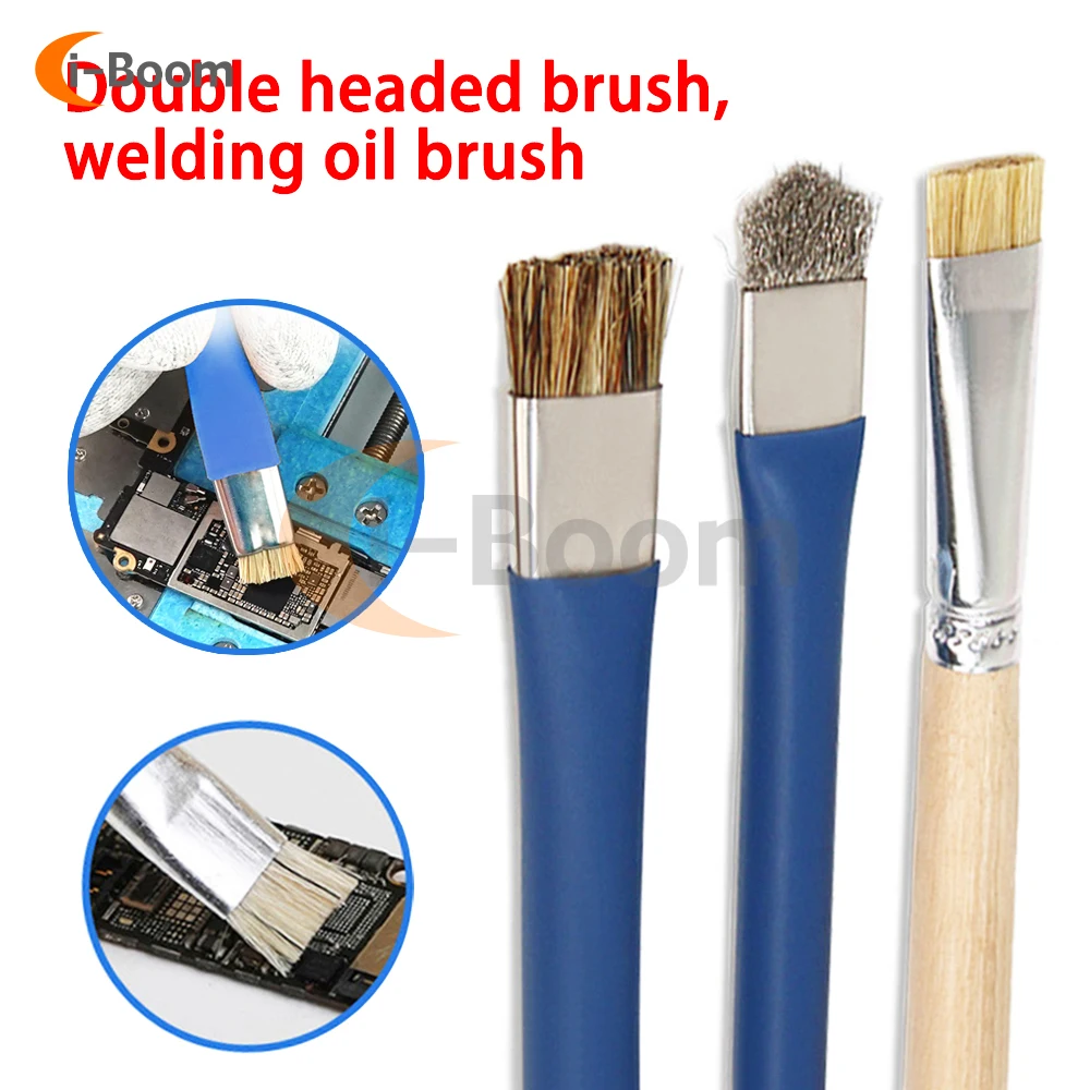 1Pcs Anti-Static Motherboard PCB Cleaning Brush Safe Brush for Mobile Phone Repair Tools Kit Double Head Convenience