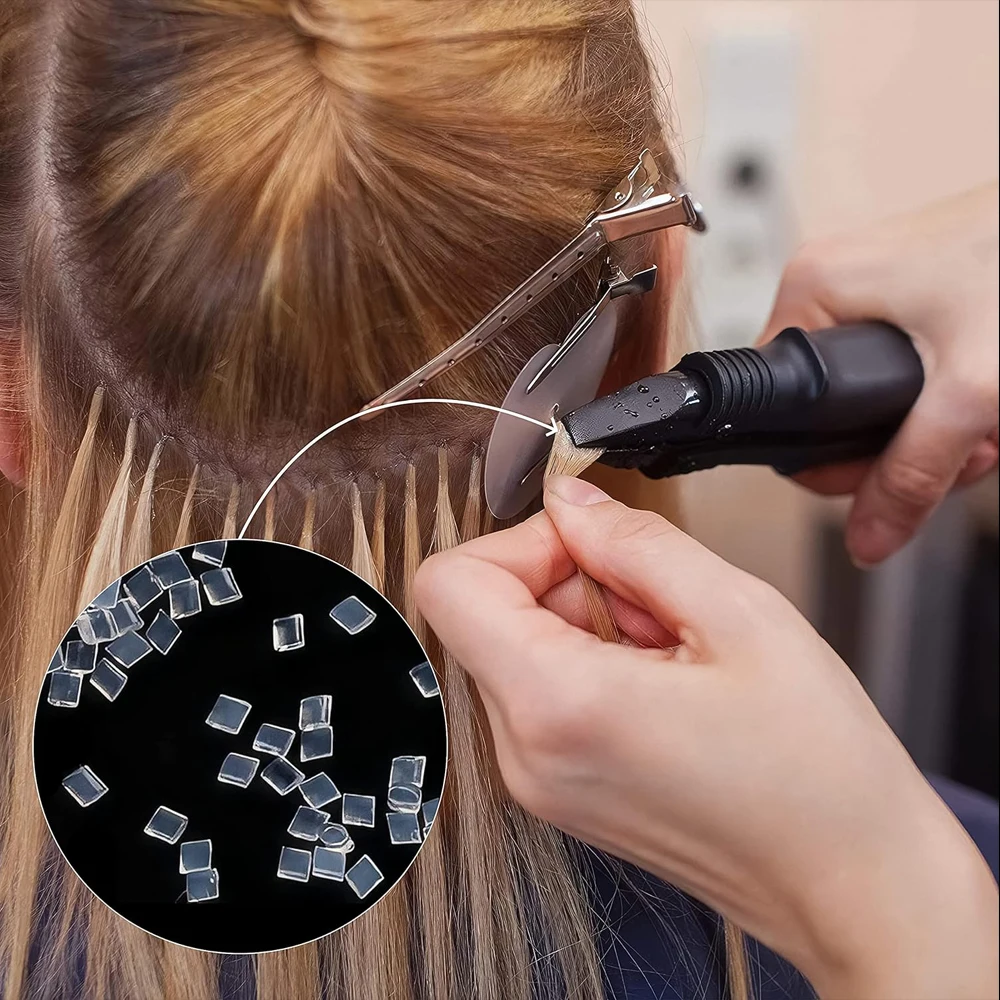 

50 г гранулы для наращивания волос, прозрачные кератиновые гранулы для наращивания волос, горячий клей для наращивания волос, аксессуар для шариков