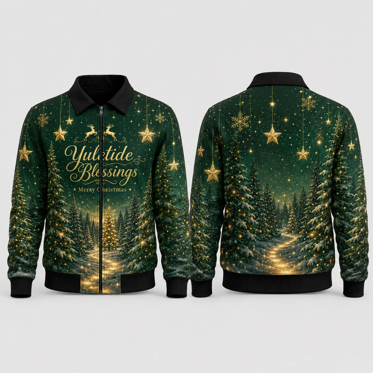 Mens Xmas Fashion - Veste de Noël imprimée en 3D