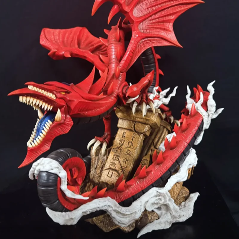 

Фигурка 30 см: Карточная игра Slifer The Sky Dragon, Аниме-персонаж Duel Monsters, коллекционная статуэтка Legion из ПВХ, модель GK, игрушка-кукла