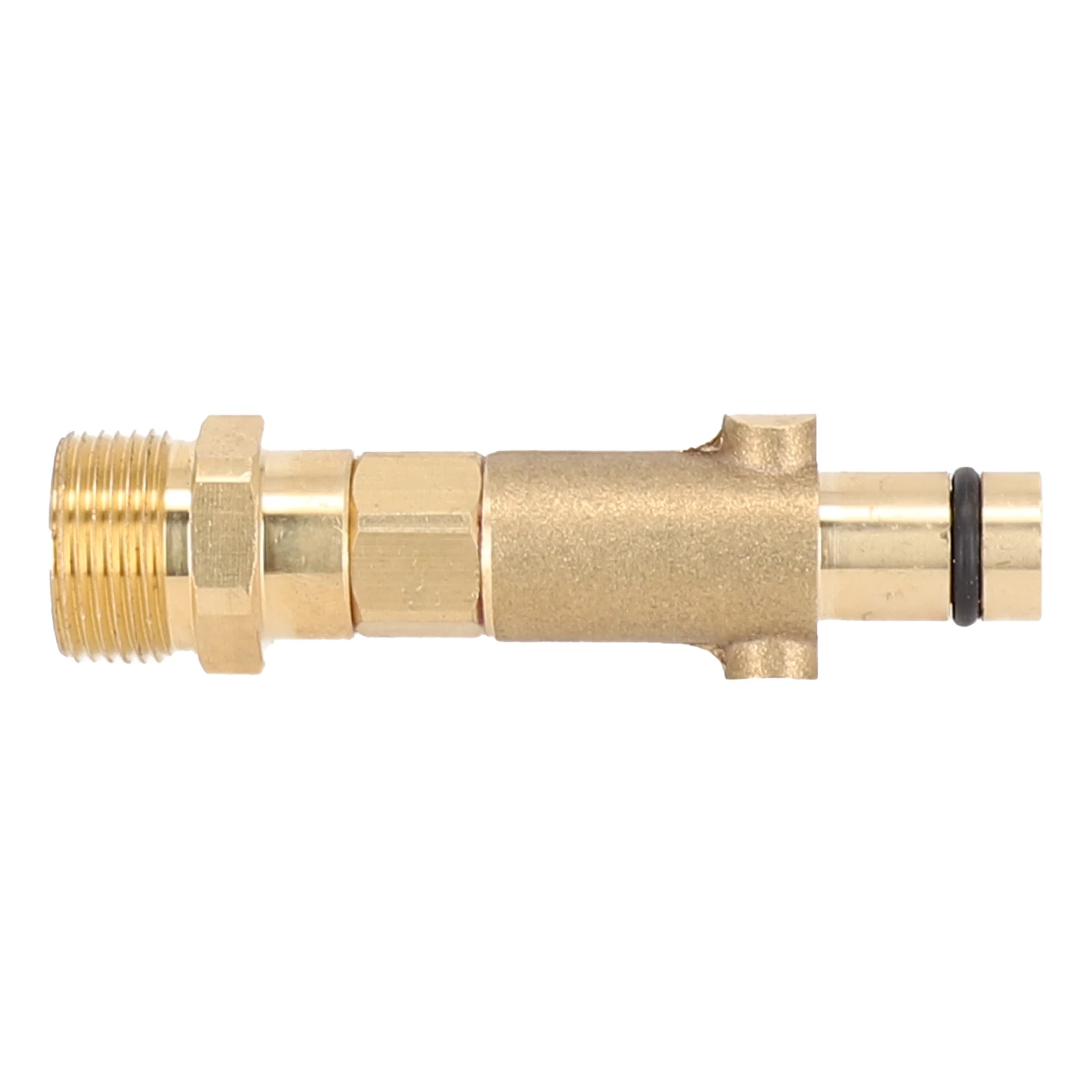 Bayonet Adapter with for m22 Male Thread in Brass for Nilfisk External Thread Pressure Washers and Quick Connect Accessories