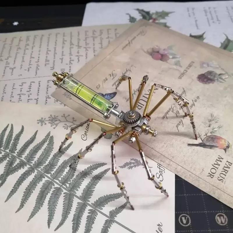 Everbright Store 2026 New Mechanical Spider Assembly Model 3D Assembly Creative Children's Handmade DIY