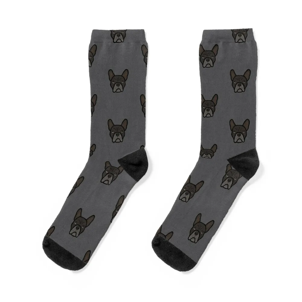 

French Bulldog Socks japanese fashion Climbing christmas gifts floor Socks Girl Men's