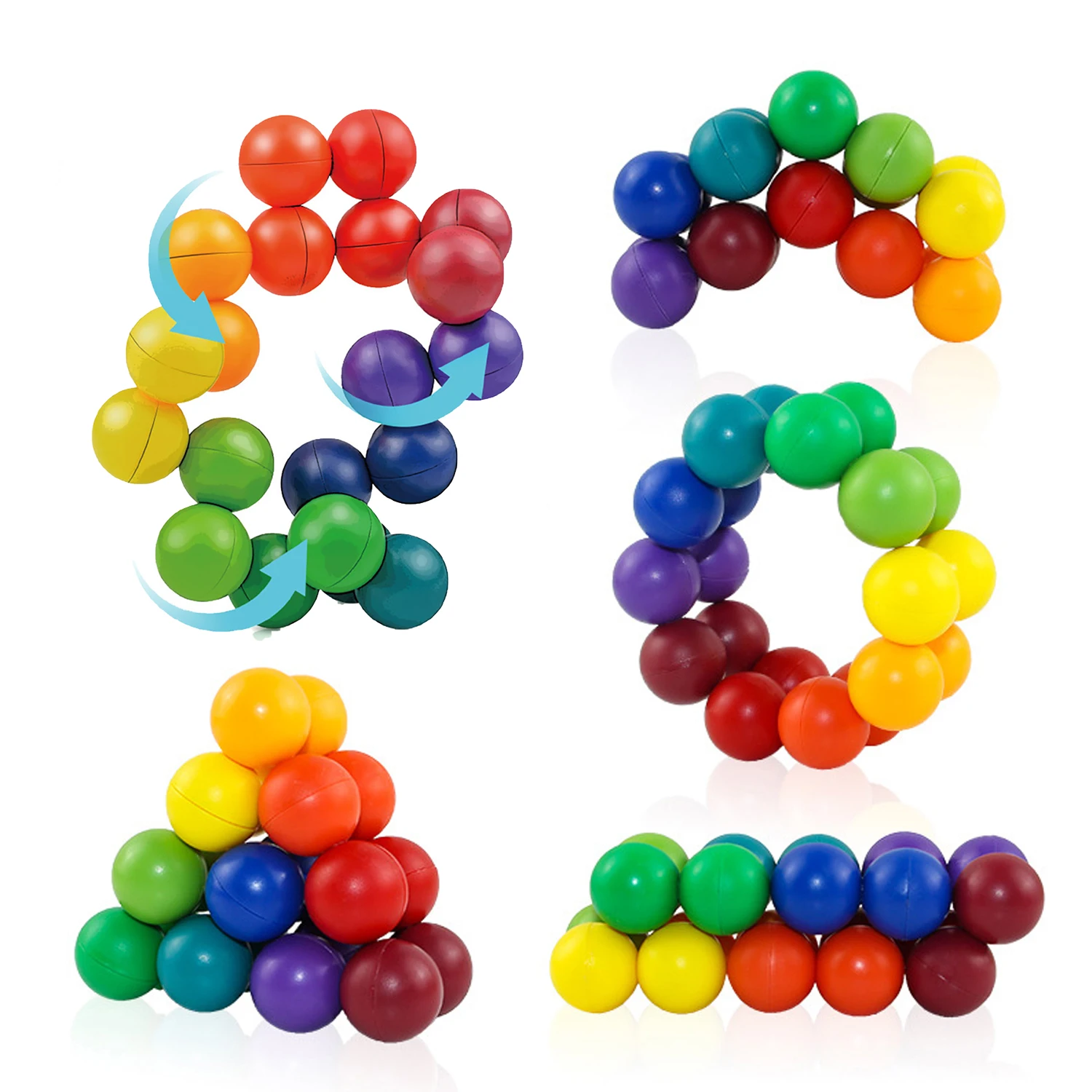 Wszechstronna kula antystresowa Puzzle Cube Ball Puzzle Party Nowe i unikalne zabawki antystresowe dla dzieci