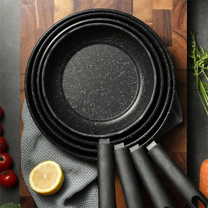 Kitchen Refined Iron Rice Stone Frying Pan Saucepan Soup Pot Non Stick Pot Suitable for Induction Cooker Gas Stove