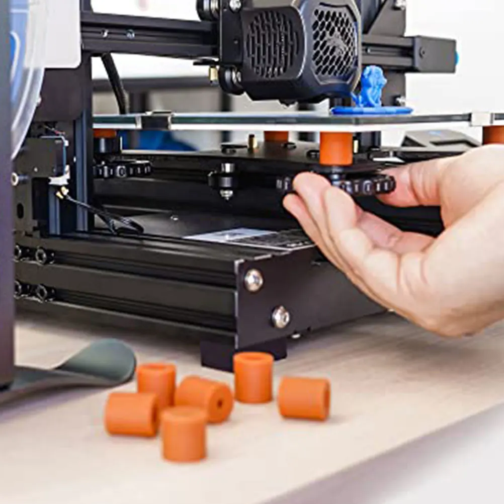 

4Pcs 3D Printer Heat Bed Silicone Leveling Solid Durable Columns Heat-Resistant Stable Mounts Parts Hot Bed Leveling Column