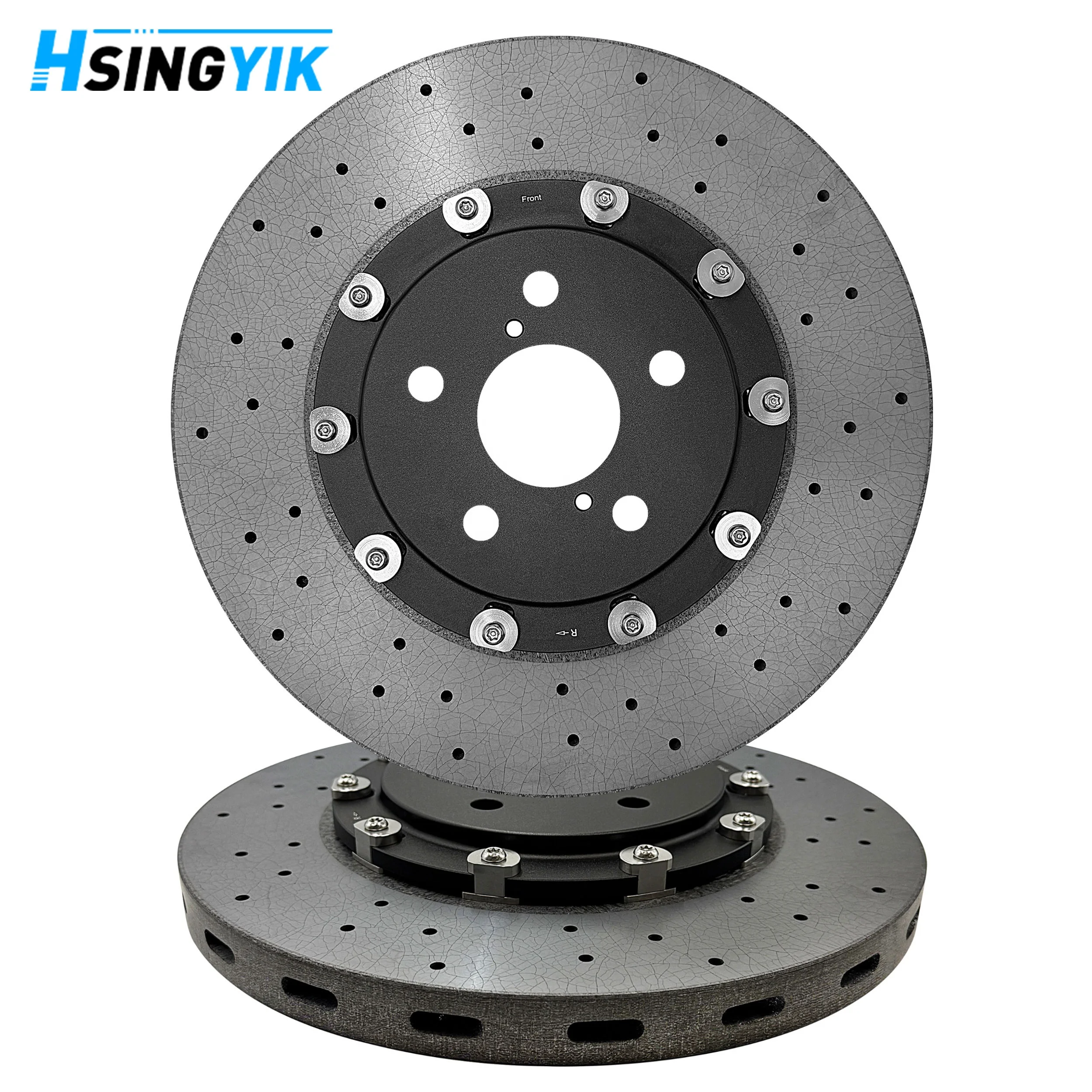 Heat Dissipation Forged Aluminum Alloy Rotor 4351252180 4351652020 Front 356mm28mm Carbon Ceramic Brake Disc for Toyota
