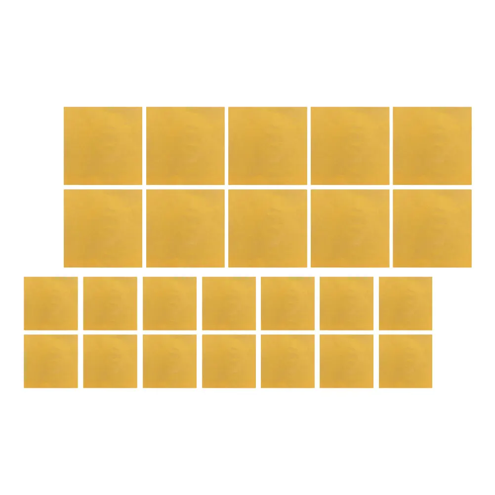 

300pcs 300 Sheets Gold Aluminum Wrapper Candy Chocolate Baking Supplies Square Tin Foil Paper Candy Wrapper Packing Foil Safe