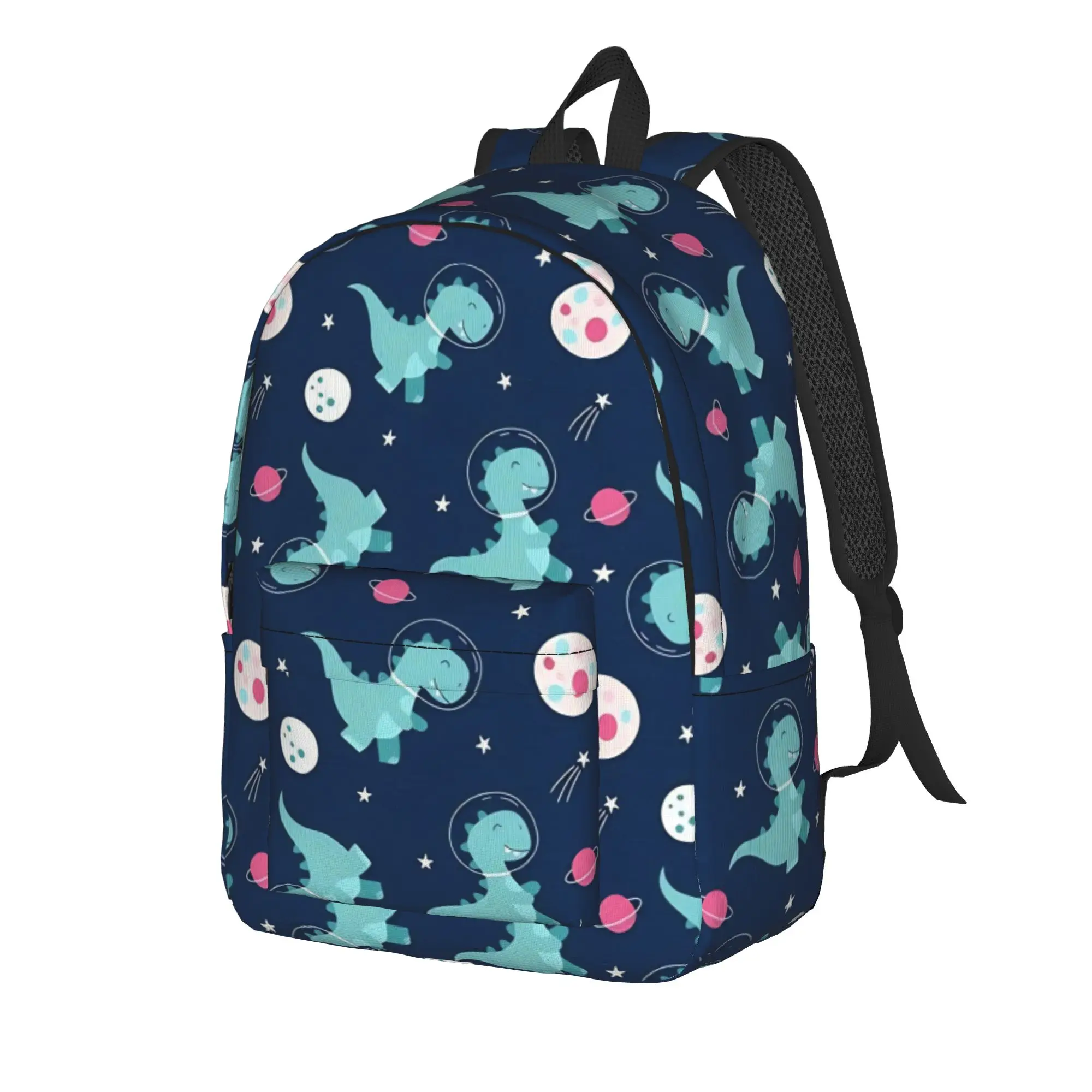 Space Astronaut Dinosaur Backpack  Aesthetic Backpacks Men Trekking Big High School Bags Colorful Rucksack