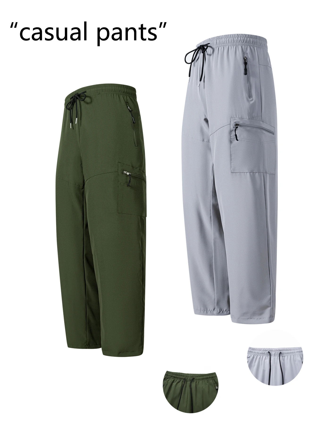 

Мужские быстросохнущие спортивные брюки для бега на шнурке идеально подходят для лета и осени – идеально подходят для повседневной носки на свиданиях или вечеринок.