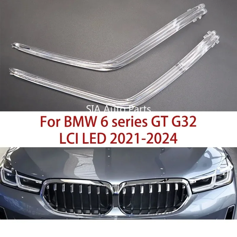 

Новая автомобильная направляющая лампы DRL для BMW 6 серии GT G32 LCI LED 2021-2024 640i 650i, направляющие полосы света «ангельские глазки»