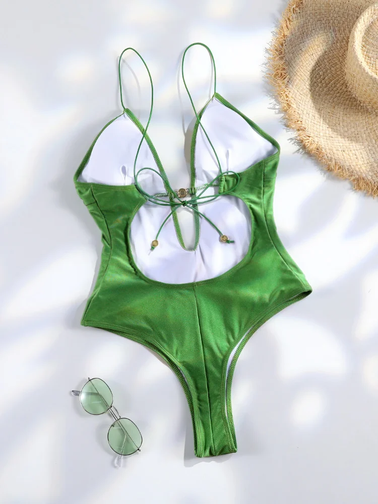 Smvp Swimwear Women 2026 One Piece Swimsuit Female Summer Holiday One Piece Suit Violet Monokini Solid Bathing Suit Bandage
