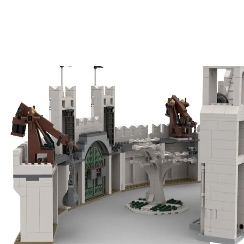 สปอต MOC-122301 1524 ชิ้นสถาปัตยกรรมยุคกลาง DIY อนุภาคขนาดเล็กประกอบอาคารบล็อกเด็กของเล่นเพื่อการศึกษาของขวัญ