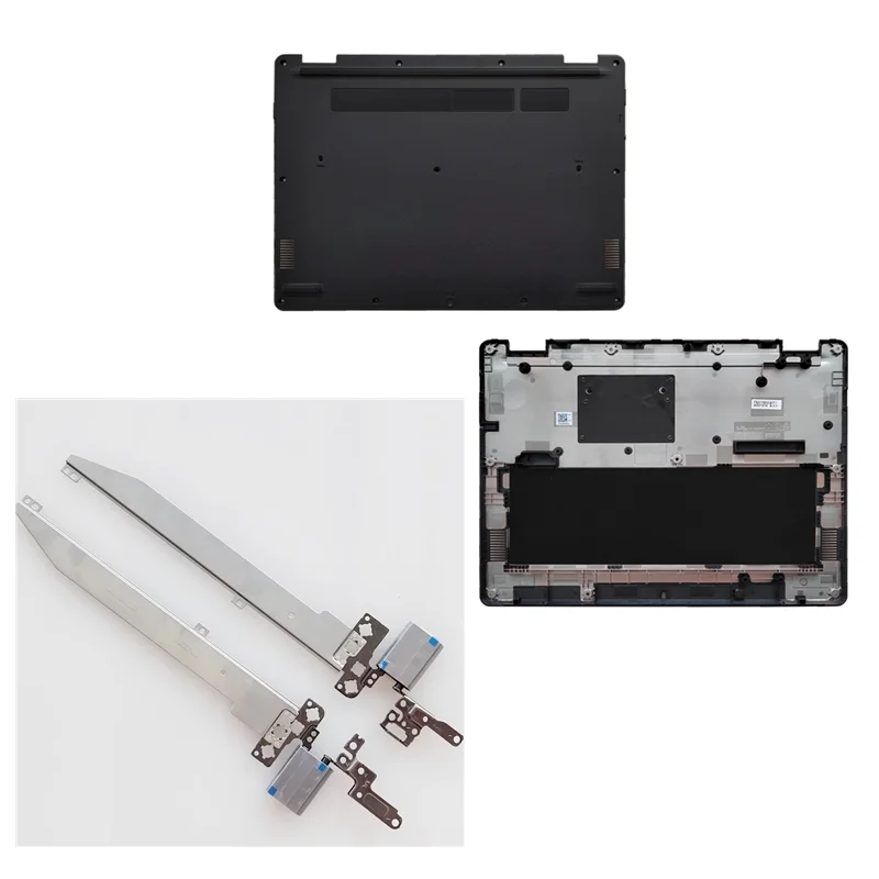 New Laptop Screen Shaft Hinge Bottom Shell For Chromebook R853 Silver Gray FBZCA006010 FBZCA005010 Black EAZCA004010