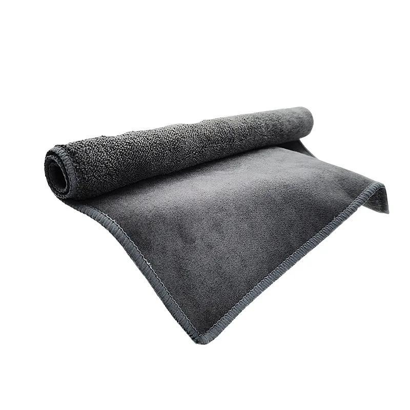 Car Cleaning Cloth Double Sided Wash Care Microfiber Towel Soft Suedette Coral Fleece Washing Cloth Pano De Limpieza Del Coche