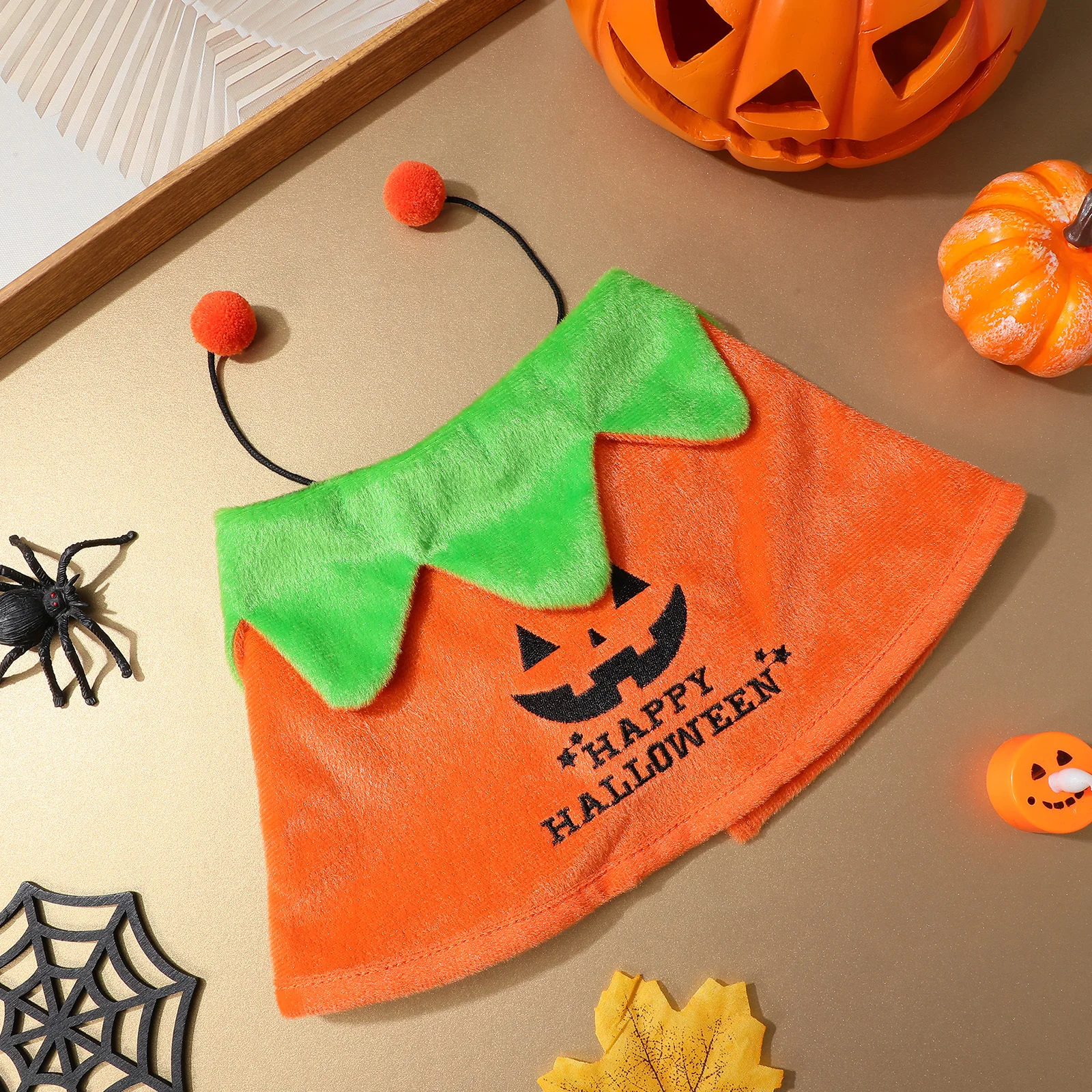 

Halloween Pet Cloak Double Sided Premium Material Dog Cape Easy Wear for Holiday Pet Costume Dog Cloak Halloween Cape