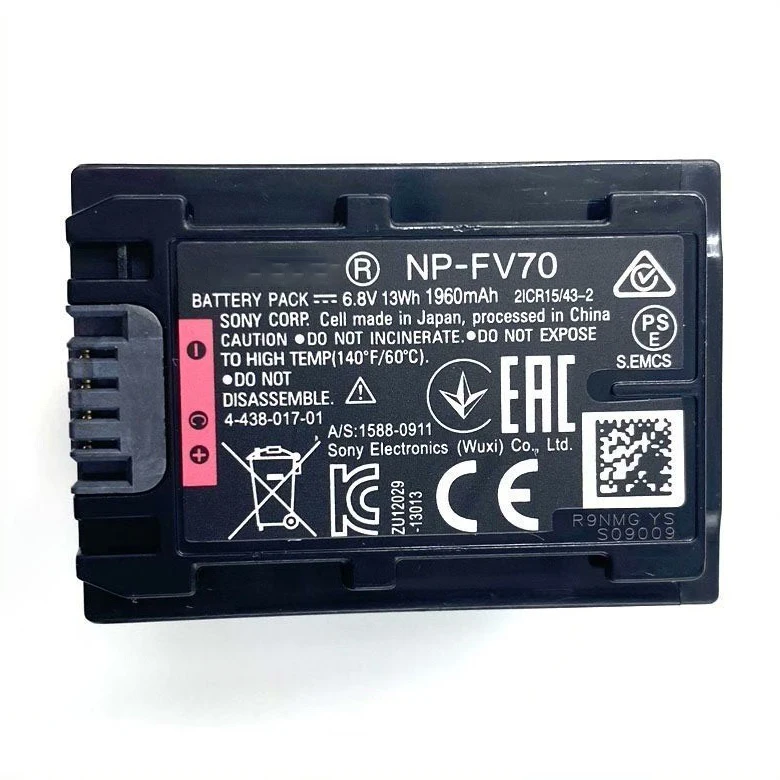 NP-FV70 NPFV70 FV70 For Sony battery FV30 FV50 FV70 HDR-CX170 HDR-CX300 CX180 CX360 CX700 CX370 PJ30 PJ10 XR160  XR150E CX100E