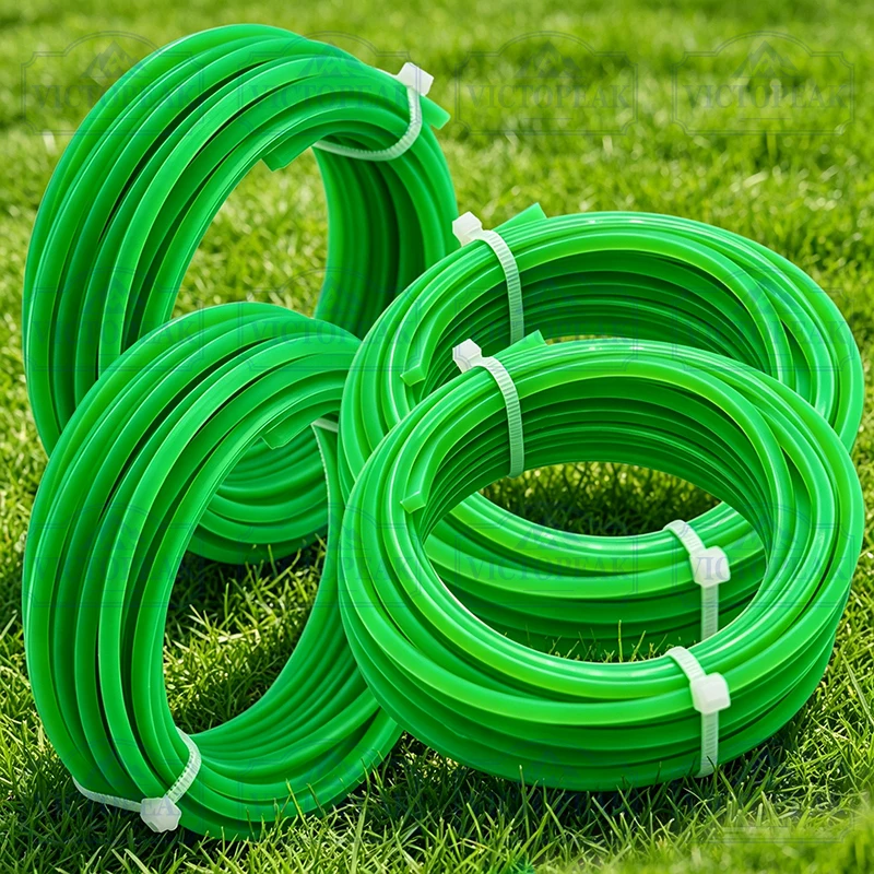 3.0mm 5m Square Trimmer Line Green Nylon Grass Brush Cutter Parts Professional Lawn Mower Weed Wacker Accessories