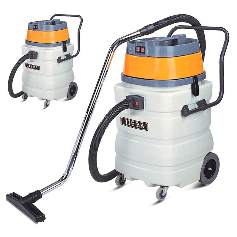 Industrial bucket vacuum cleaner powerful high-power 2000W commercial engineering water suction machine 90L auto vacuum cleaner