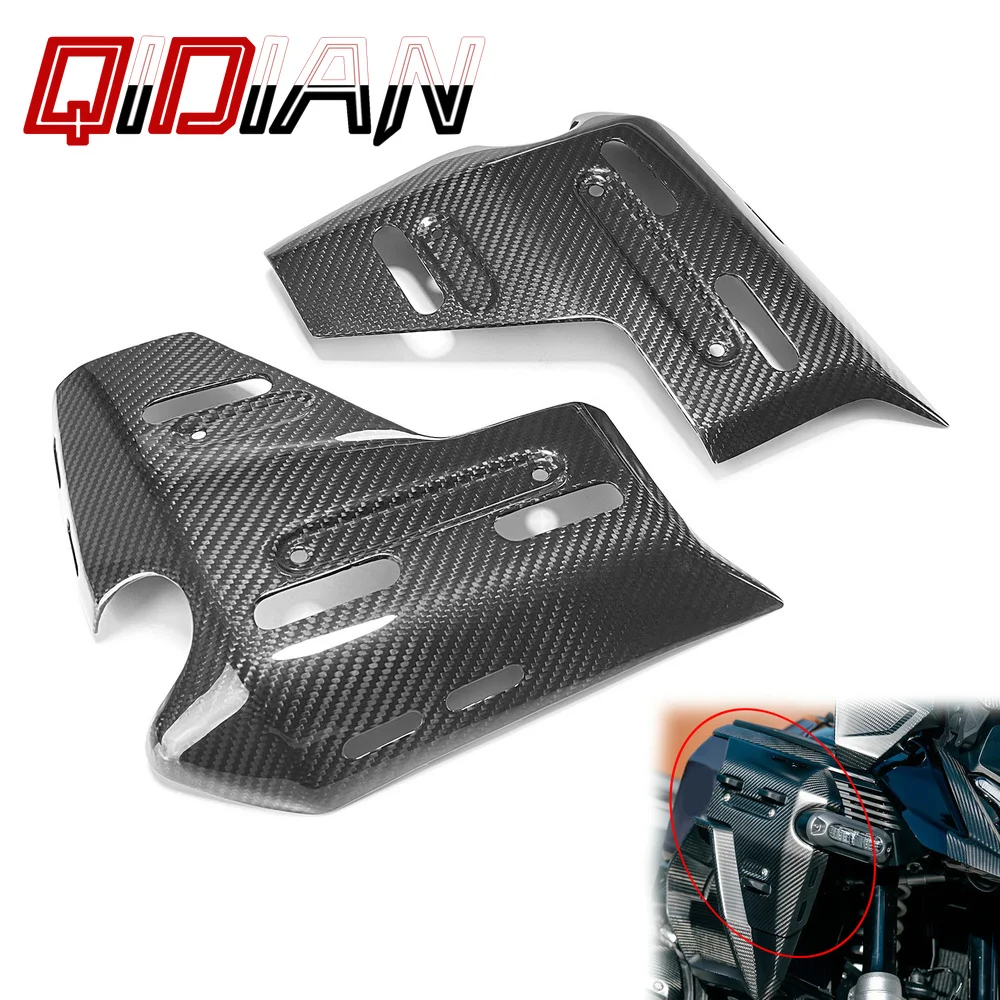 

Carbon Fiber Side Panels Water Tank Guards Protector Side Panel Protective Cover Compatible with MW R1300GS ADV 2025 2026