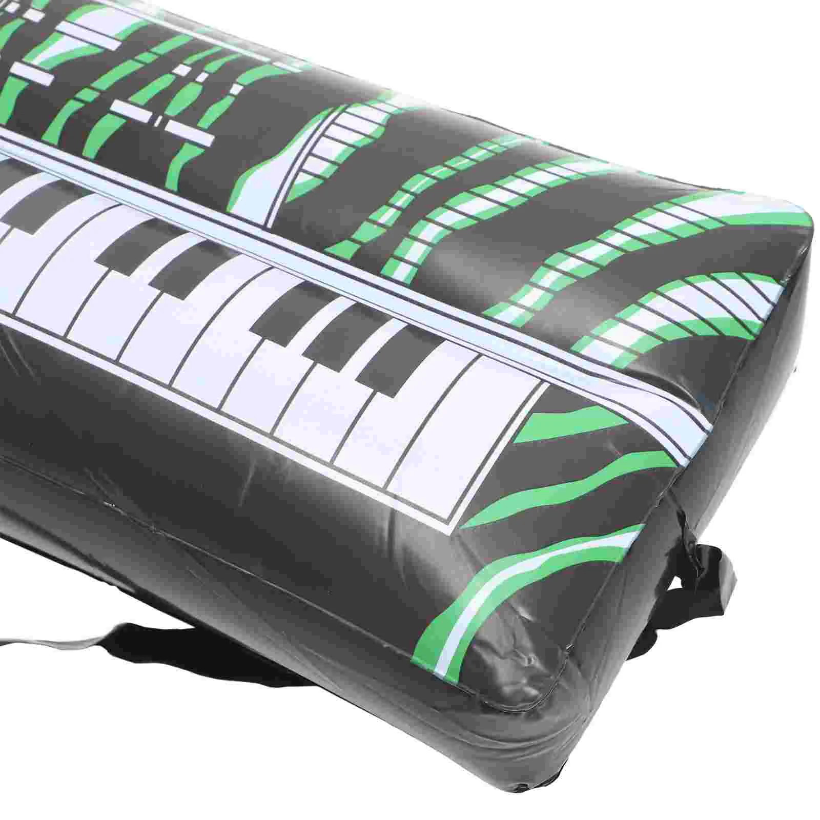 Inflatable Piano Keyboard Electronic Banjo Musical Instrument Disco Hip Hop Party Photo Props Toys Pvc Child