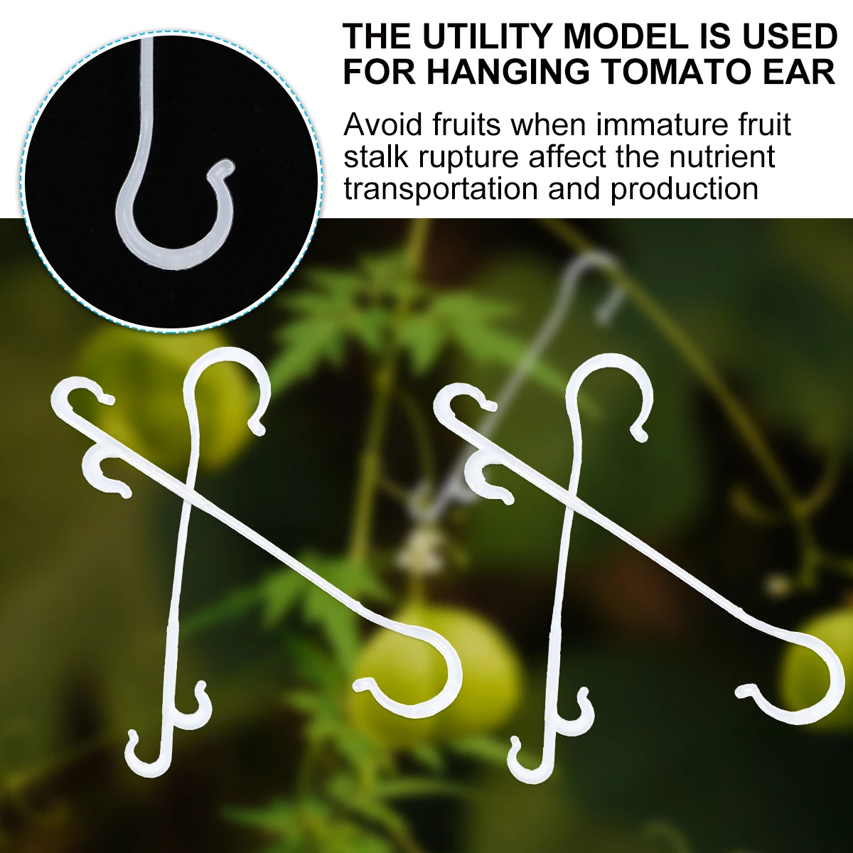 

850 шт. аксессуары для растений, помидоры, фрукты, подвесные принадлежности, крючок, прочный, эффективный, фиксатор виноградной лозы, контроль роста