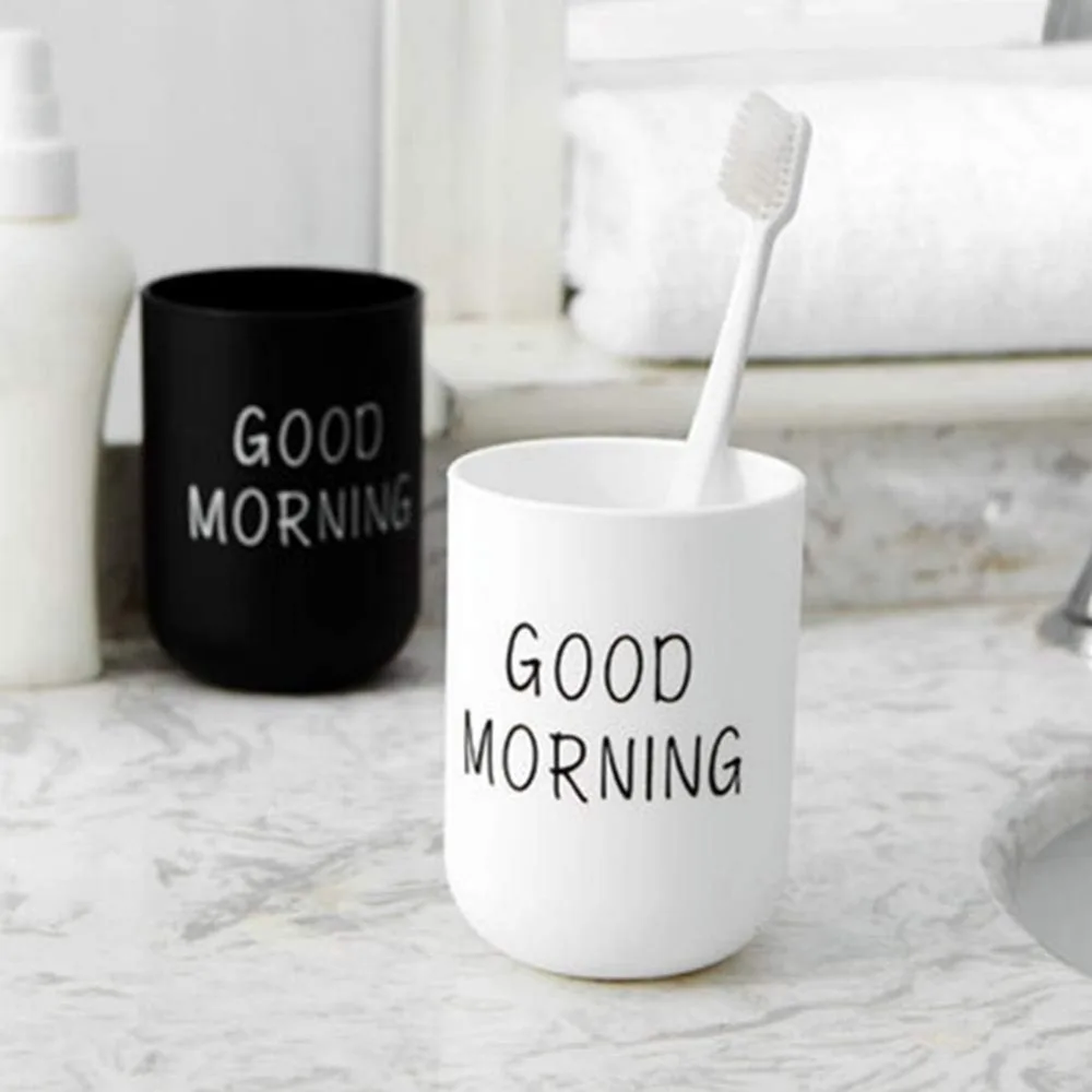 Couple Toothbrush Washing Mouth Cups Mouthwash Storage Cups Home Hotel Tooth Brush Holder Bathroom Accessories Portable Plastic