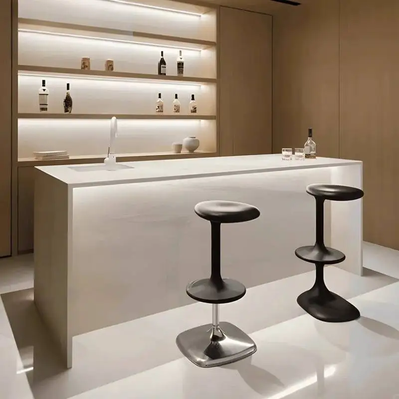 

White Decorative Piece Bar Chair Contemporary High Breakfast Ergonomic Bar Chair Counter Stools Taburete Cocina Furniture