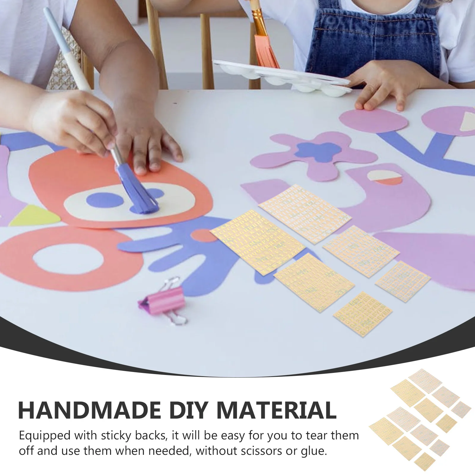 

12 Sheets Mini Alphabet Number Stickers Metal Glitter Self Adhesive Letters for DIY Scrapbook Greeting Card Decoration Phone