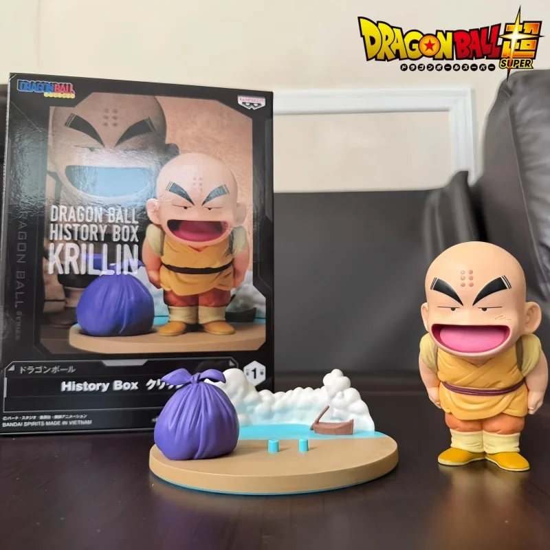 

Original Bandai Banpresto Dragon Ball Anime Figure History Box Kuririn Action Figures Model Figurine Collection Toy Gift