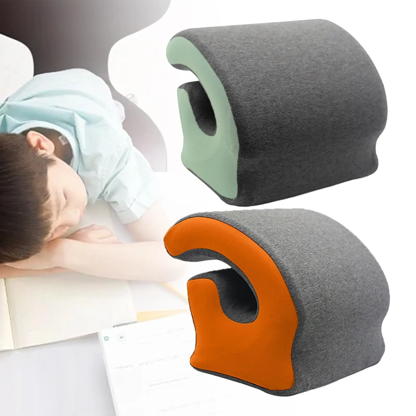 Desk Nap Pillow Portable Memory Foam Neck Support Soft Napping Easy to Clean