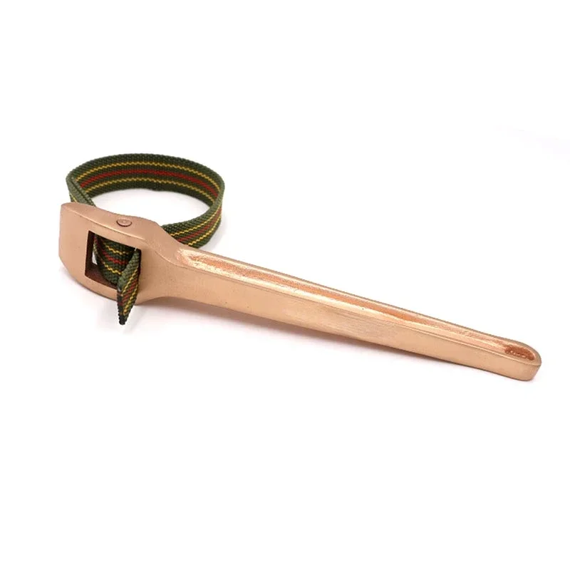 Tools Beryllium Copper Alloy Material Non Sparking Belt Pipe Wrench