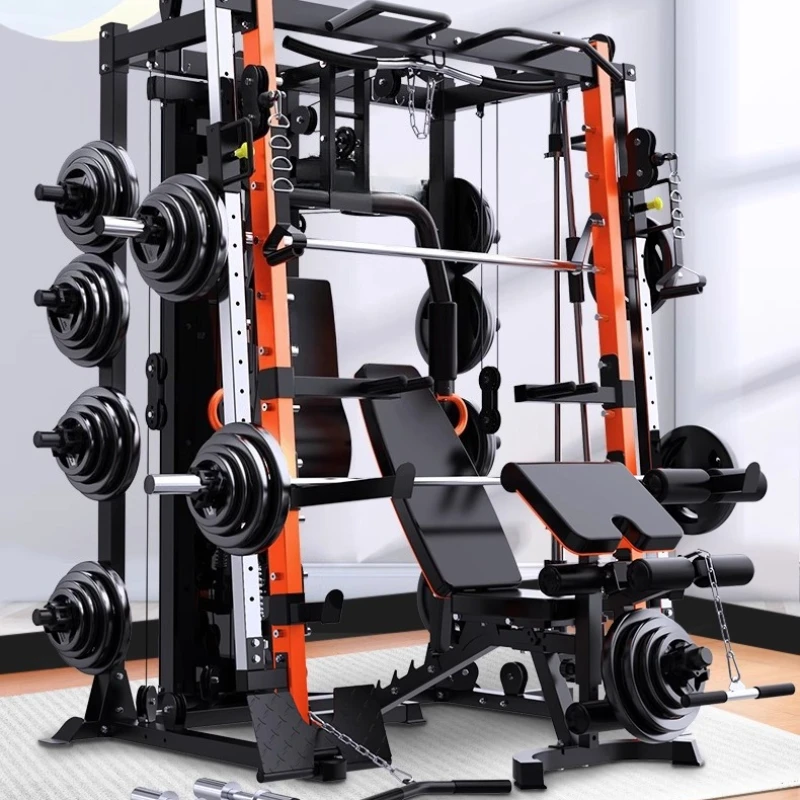 

Fitness equipment Household multi-functional gantry frame Smith machine integrated bench press frame Fitness equipme