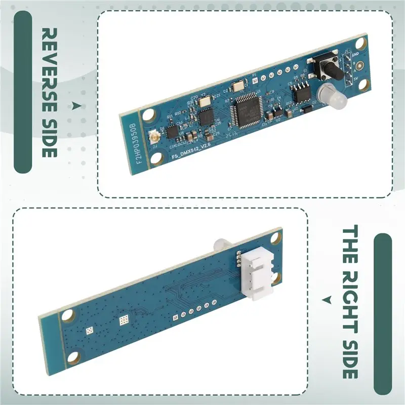 DMX512 Wireless 2.4Ghz Receiver PCB Module Board 5V-24V LED Controller Wifi Receiver-AA26
