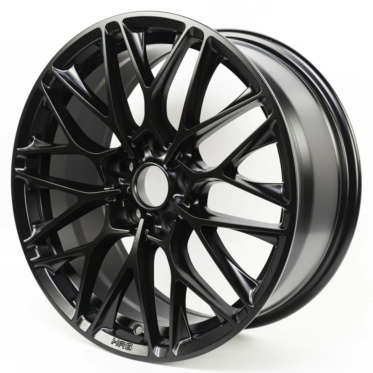 1PC Matt black finish 17 inch alloy passenger car wheels 5x112 18 wheel rims