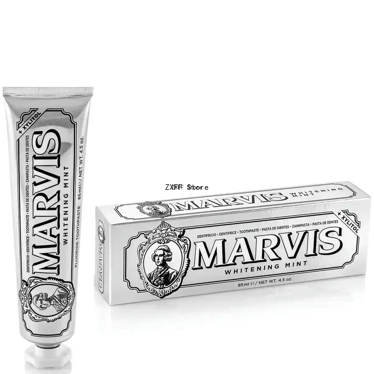 85ml/75ml Italy Original Marvis Whitening Mint Freshen Breath and Remove Smoke Stains Toothpaste