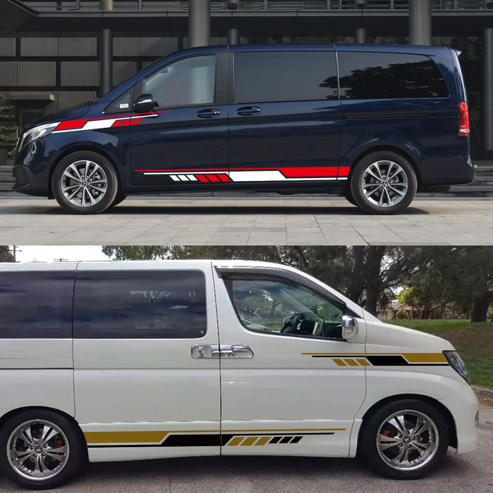 

KK Car Stickers For Nissan Elgrand E50 E51 E52 2.5 3.5 Door Side Camper Van Graphics Auto Tuning Car Accessories Vinyl Decals