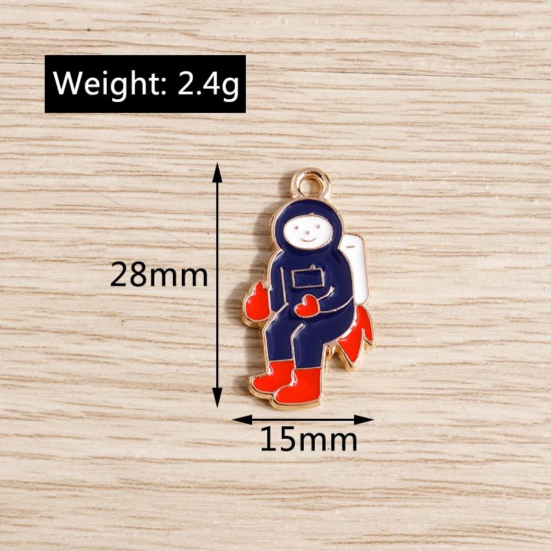 Tusember 10 Stück Cartoon Emaille Sonne Mond Stern Charms Anhänger für Halskette Ohrringe Armband DIY Schlüsselanhänger Schmuckherstellung Zubehör – Detail 23