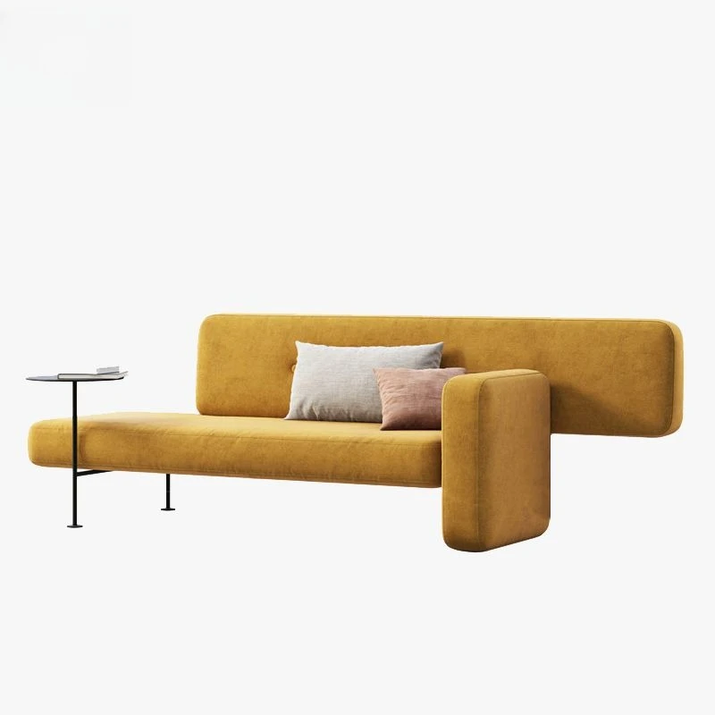 fabric sofa, couch iron work area to negotiate rest balcony special-shaped shoe change stool cotton and linen concubine chair