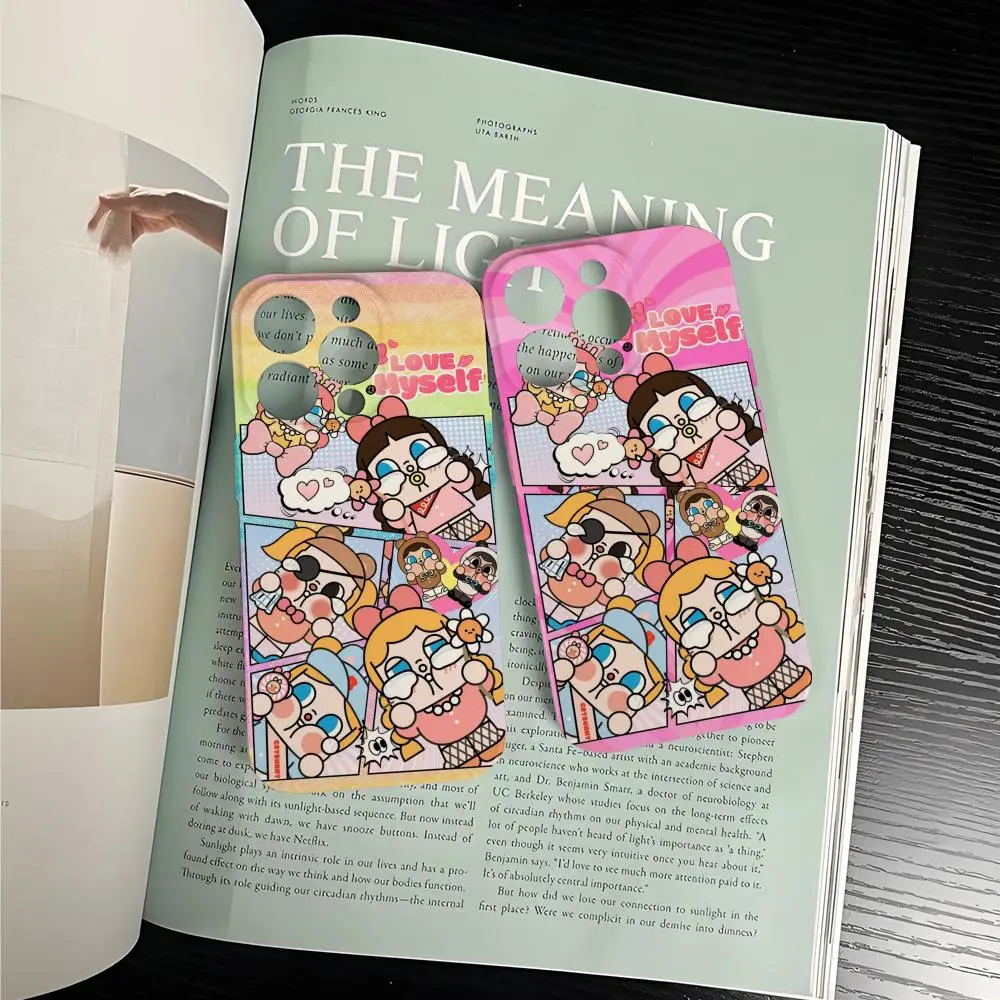 C-Crybaby-funda de teléfono con dibujos animados, película coreana INS para iPhone 16 15 14 13 12 11 Pro Max Plus, funda de lujo