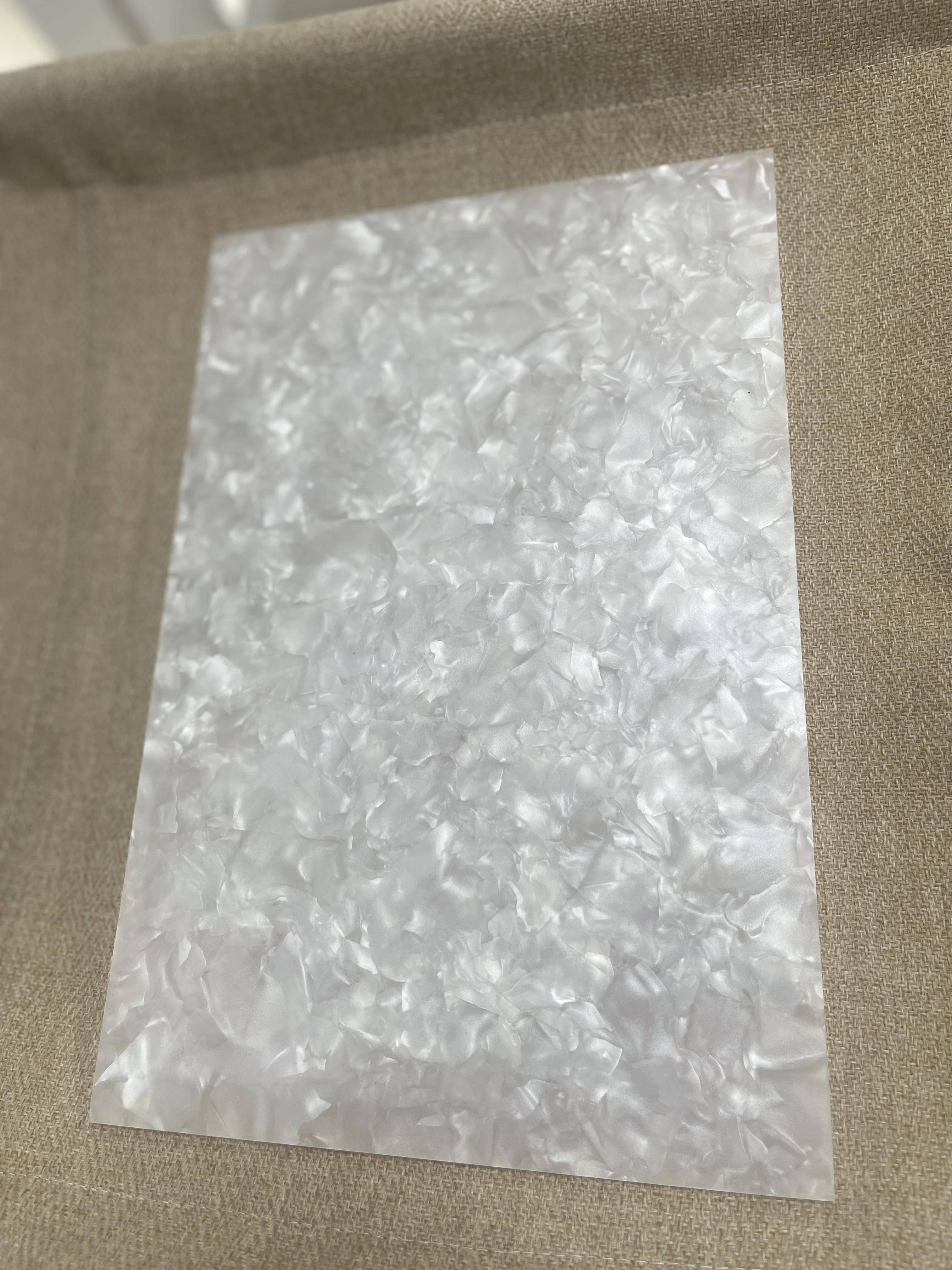 Ламинированный акриловый лист белого жемчуга толщиной 3 мм, 200*300 мм для изготовления акриловых украшений, ручной работы, настольный коврик, подставка