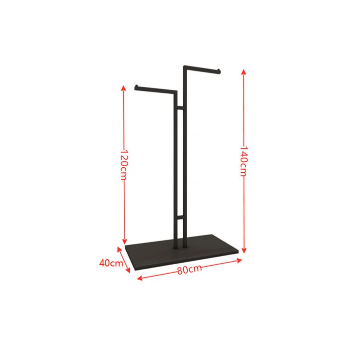 Island rack in clothing store, floor standing display window display rack, women\'s clothing store display hanger, clothes rack