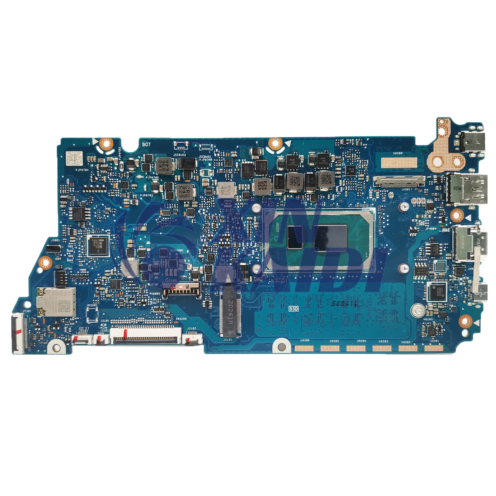 Computer Mainboard For ASUS VivoBook X321EA I333E S333E  Laptop Motherboard  i7 1165G7 CPU 8G  RAM Systemboard