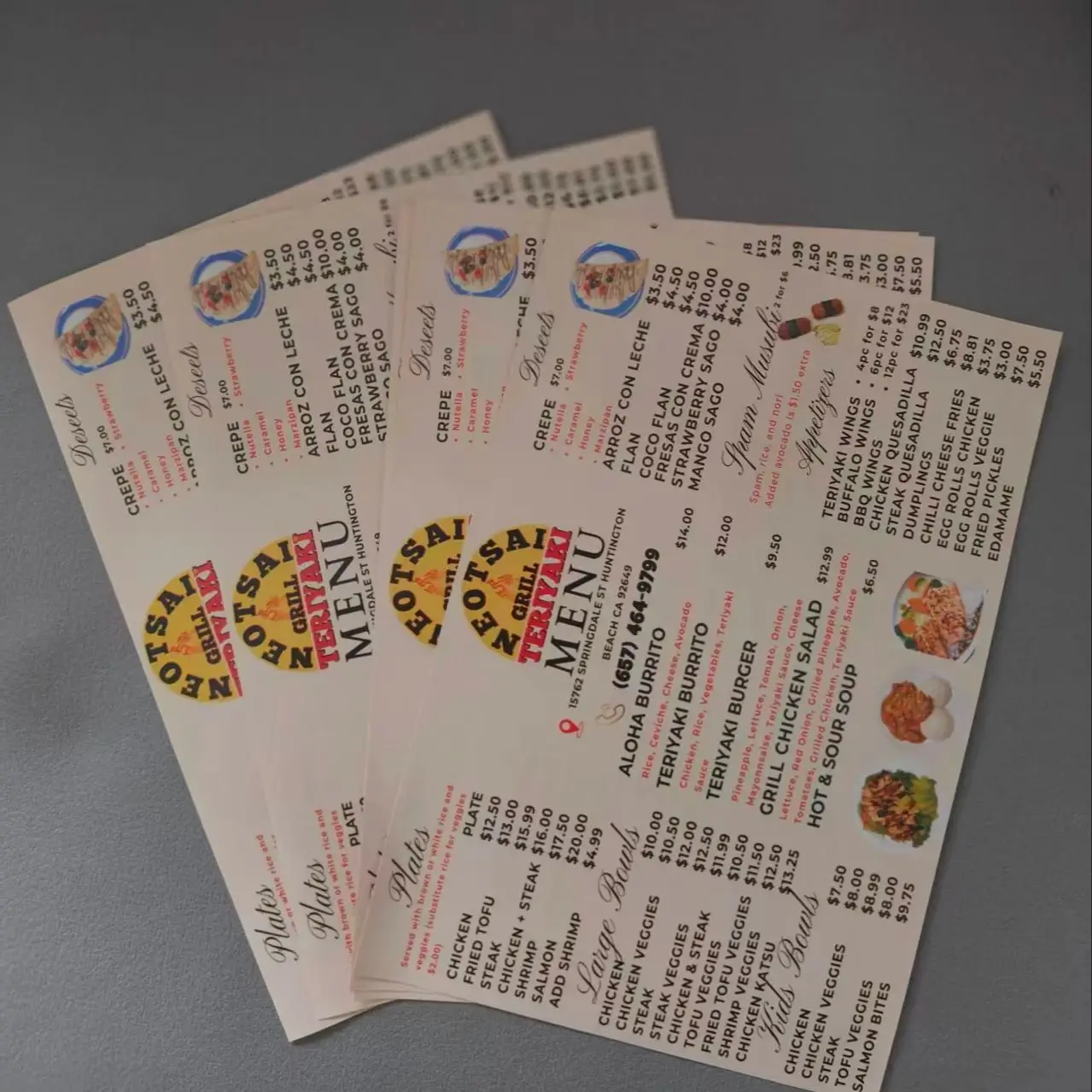 200/300 piezas Personalizar folletos A5 A6, folletos publicitarios y impresión de papel de 157 g para salones de belleza y su negocio